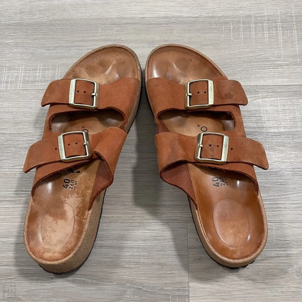 Papillio By Birkenstock Women's	Sandals Buckle Straps Platform Neutral 40 Brown